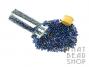Opaque Metallic Blue Iris Size 11-0 Seed Beads